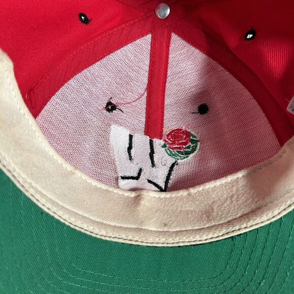 Vintage 1994 Wisconsin Badgers Hat Snapback Football Nutmeg‎ Rose Bowl Red Wool - Picture 5 of 8